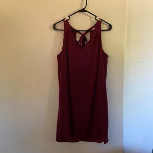 Deep Red/Burgundy Mini Dress from Old Navy -- Small